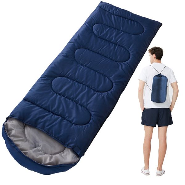 Sleeping Bag Camp Lite 2022 Outdoor Emergency Envelope Keep Warm Adult Hooded 3 Season Sleeping Bag for Camping Hiking