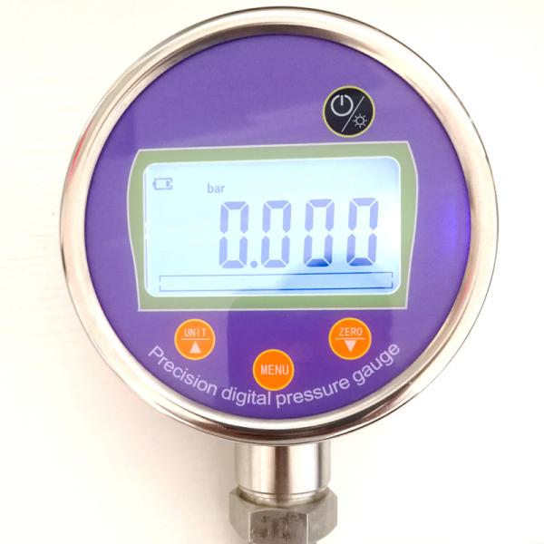 SS304 100mm USB Digital Pressure Gauge With Data Logger
