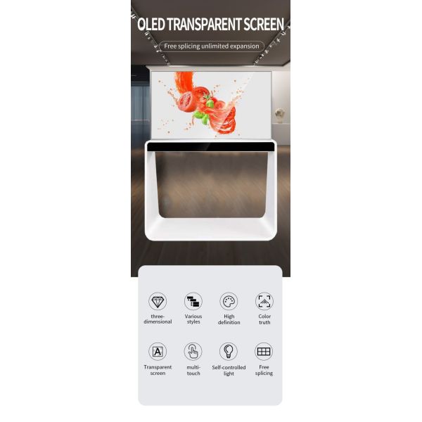 55 Inch Transparent Display – Stable Power Supply Reliable LG Transparent OLED TV for Diverse Applications