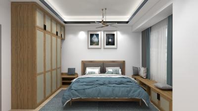 Custom Made Bedroom Set Of Panel Furniture Beds With Nightstand And In Wall Wardrobe Closet Cabinets