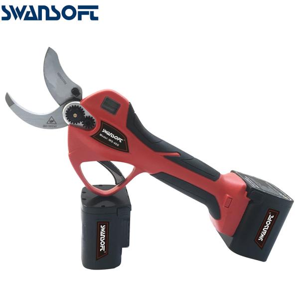 4.0CM Best Electric Pruning Shears Electric Pruner Rechargeable Lithium Battery with LED Display Finger Protection