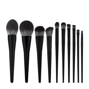 OEM Fashion Cosmetic Brush Set Microcrystalline Bristles With Case