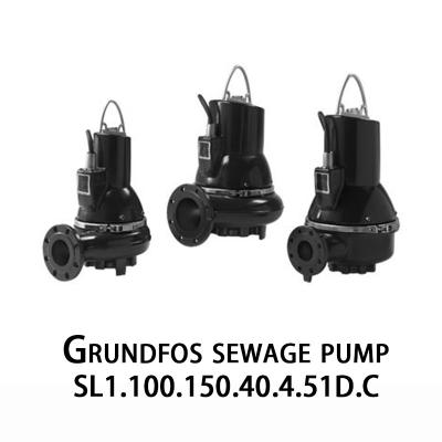 Le Grundfos SL1.100.150.40.4.51d.C pompe à eaux usées appliquée aux déchets industriels transport d'eau usée contrôle des inondations et drainage traitement des eaux usées