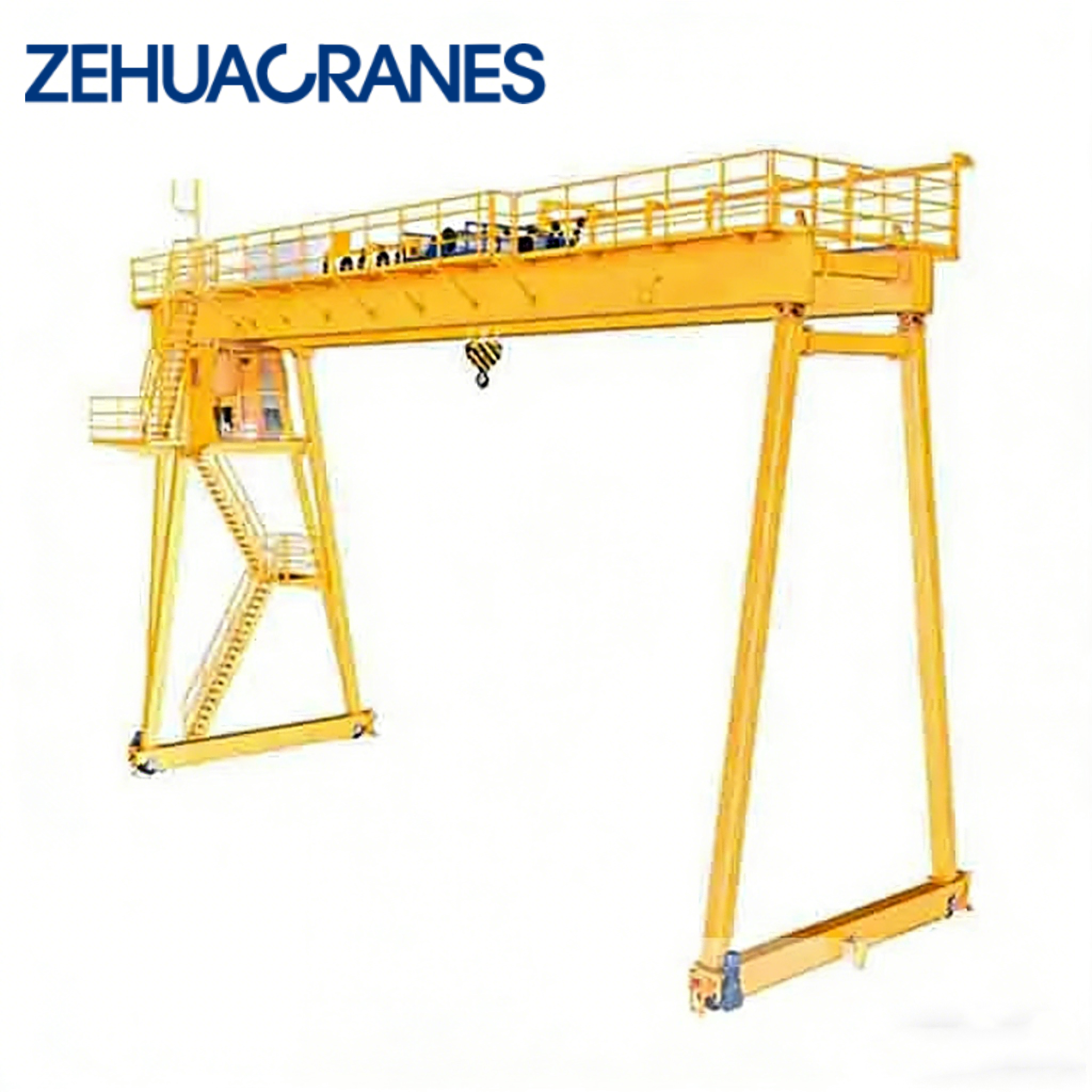 Zehua Customized European Double Girder Gantry Crane Heavy Duty Lifting Equipment for Construction Warehouse Port