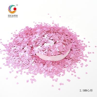 Hexagonal Crystal Metallic Cosmetic PET Glitter Powder 3D Mix Sequin Craft Leather Silkscreen