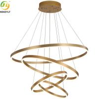 Dimmable conduziu anéis contemporâneos da luz 4 do pendente do teto