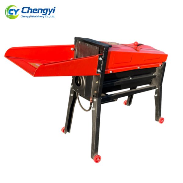 Iron Corn Thresher With Blower High Efficiency Maize Shelling Cleaning Equipment