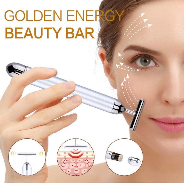 DC 1.5V T Type 6000VPM 24K Facial Vibration Beauty Bar