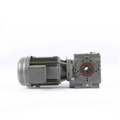 WANSHSIN Size 57 Worm Reducer Gearbox Strong Wear Resistance