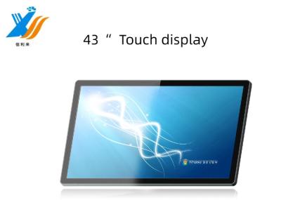 43 VGA HDMI Interface Touch Screen Display Multi Point projected capacitive (PCAP) Touch Screen LCD personalizar impermeável impermeável a óleo caneta toque dedo toque Anti-UV AR AG AF Educação Comercial