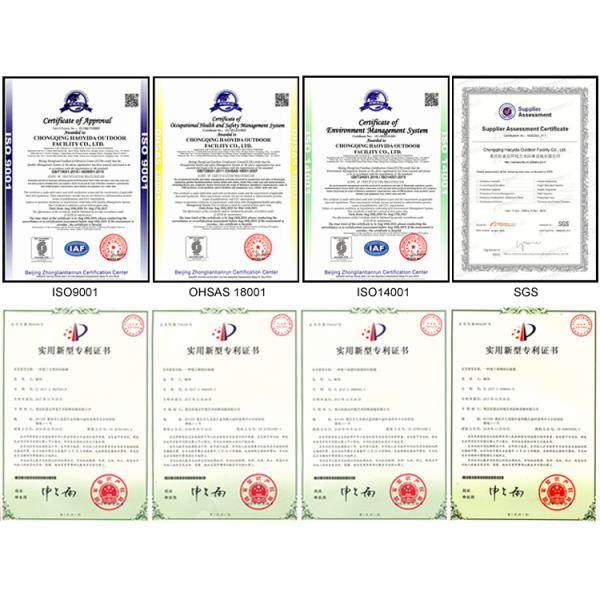 Powder Coating Sunproof 150cm Cast Iron Garden Park Bench