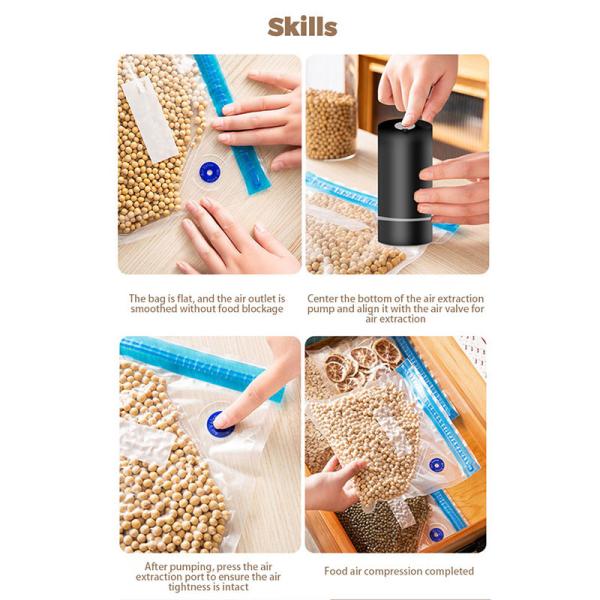 Перемещение вакуума сумки вкладчика космоса уплотнителя застежка-молнии прозрачного самого лучшего PE PA продажи пластиковое обжало плоскую сумку хранения вакуума