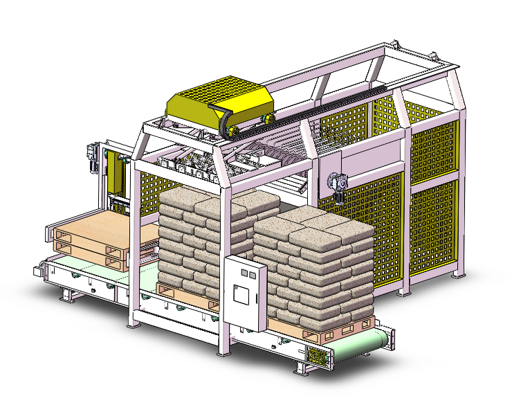 Customized Layer By Layer Automatic Bag Emptying Machine For Various Bulk Materials