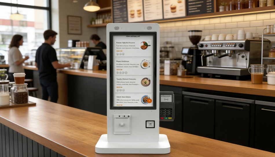 Self-Service Terminal Kiosk with Capacitive Touch IPS FHD 21.5-32 Inch Display and Flexible Installation Options