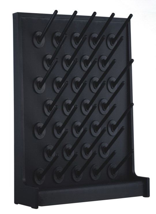 High Density PP Laboratory Pegboard Drying Rack Wall Mounted Lab Glassware Drying Rack