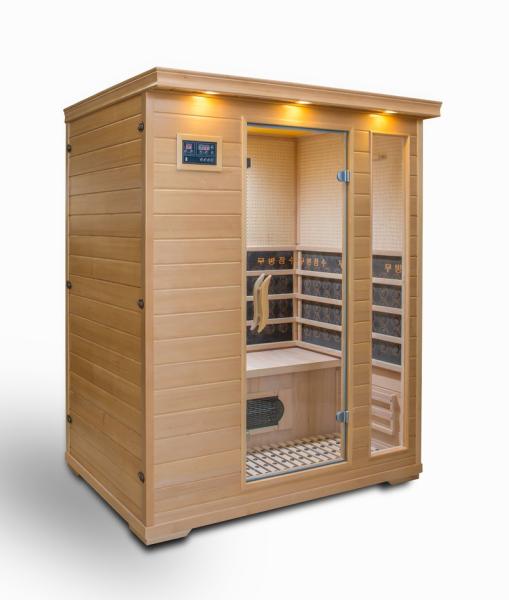 Single and Double Steam Bath Tourmaline Computer Control Panel Sweat Room Home Sauna Room Far Infrared Bathtub Detox