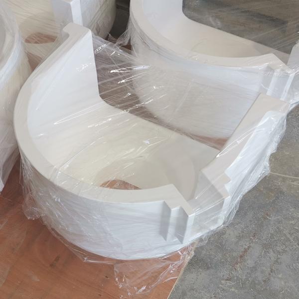 Высокотемпературная устойчивость настраиваемый кварцевый кирпич с сырьем SiO2