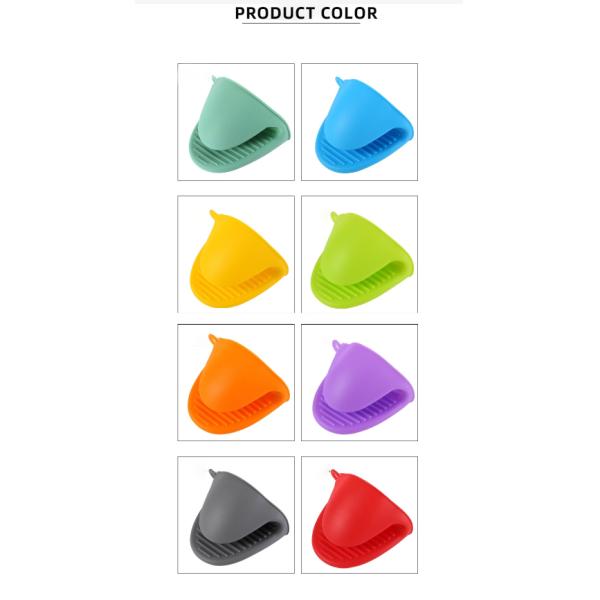 Мультицветные кухонные принадлежности Силиконовые нескользящие перчатки Подходящие печь для выпечки Силиконовые термостойкие перчатки