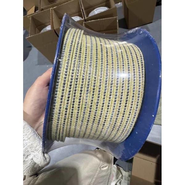 Kevlar Gland Packing PTFE Packing for Chemical Resistance Abrasion Protection and High-Temperature Performance