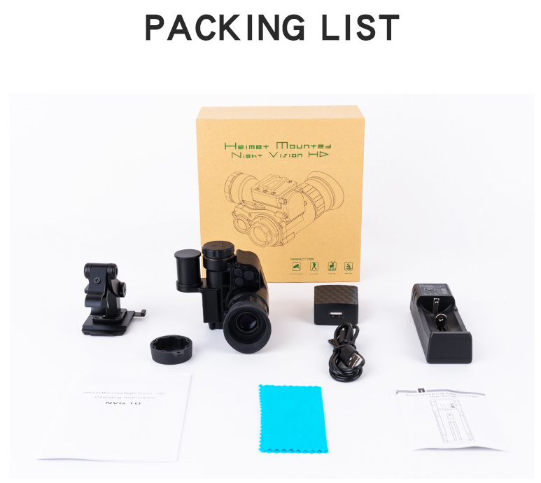 Носка сопротивляясь ультракрасному шлему ночного видения 6X установила Monocular прибор сигнала цифров