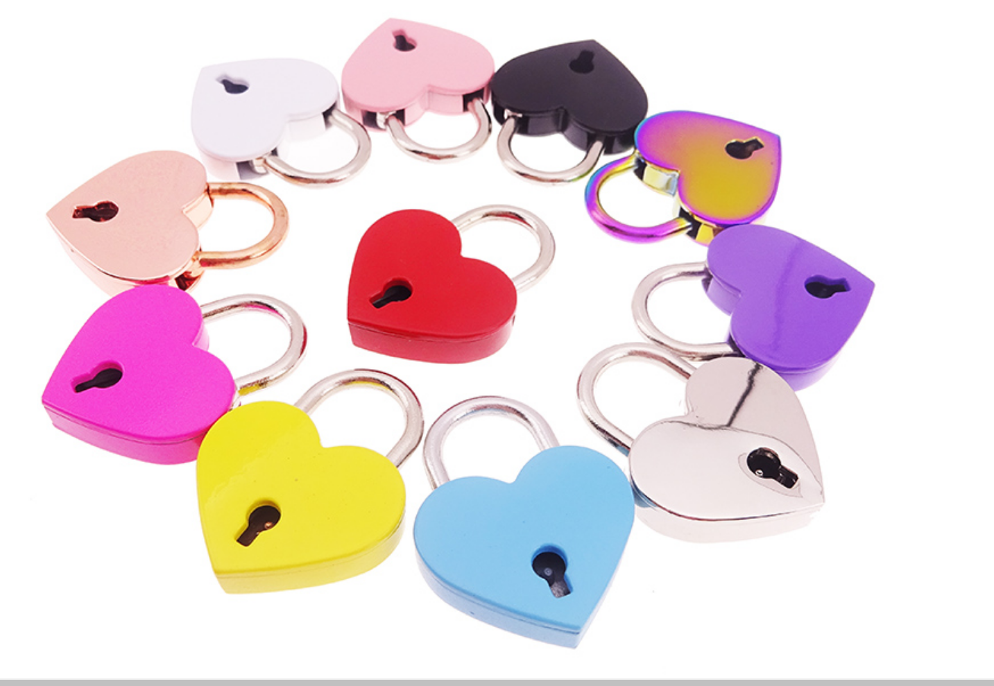 Heart-Shaped Padlock Compact, Aesthetic & Exquisite Security Love Locks for Wholesale and Valentines Day Gifts Padlock Factory