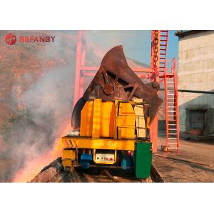 Heavy Duty Automatic Dumping Slag Pot Transfer Car