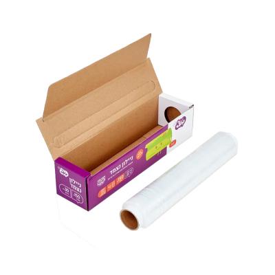 Plastic PE Cling Film Food Grade Transparent Film Wrap With Slider Cutter
