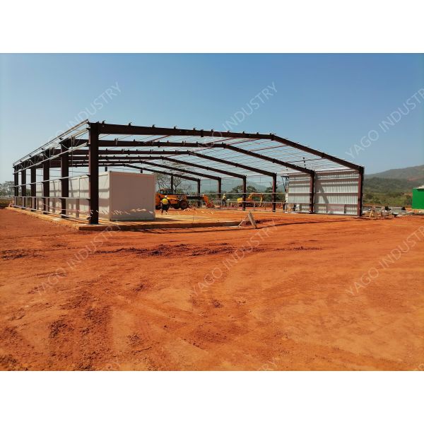 Seismic Resistance Prefabricated Steel Structure Mining Camp Buildings Custom