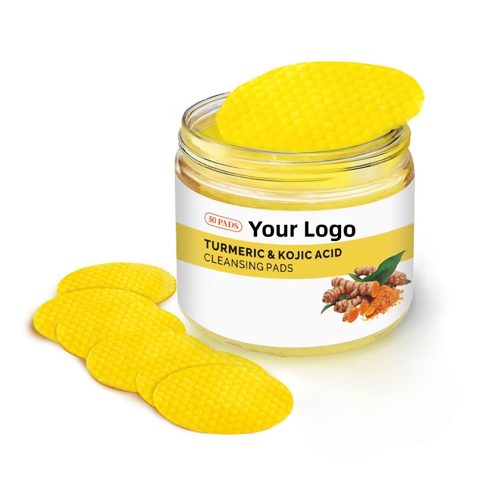 OEM ODM brand organic turmeric kojic acid facial cleanser functional facial mask