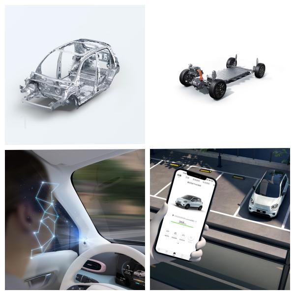 5 portas Ultra Long Range Leap T03 Minivan de carro elétrico Mini EV Carros