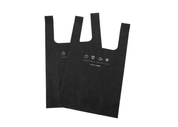 Sacos de empacotamento tecidos camisa não tecidos do corte T de W que cortam a soldadura térmica para o supermercado