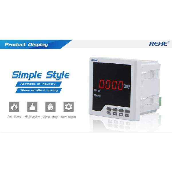 2019 Newest High Quality Size 96*96mm Digital Single Phase Power Factor Meter in Cos Power Meters RH-H31