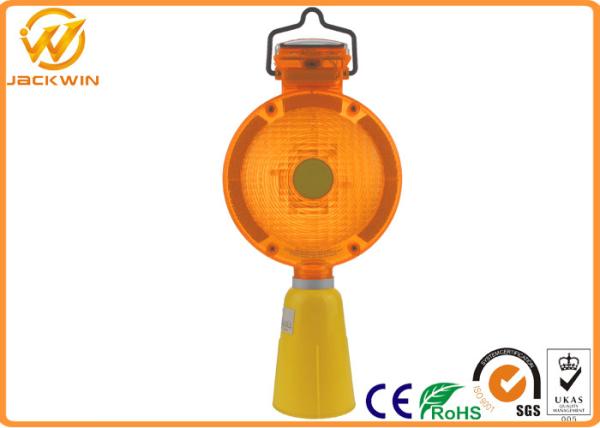 Solar Hazard Traffic Warning Lights optional mounted Barricade Construction Caution