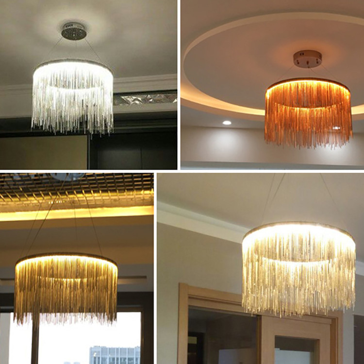 творческая цепь D50cm Tassel 60W связывает свет длины 100cm современный привесной