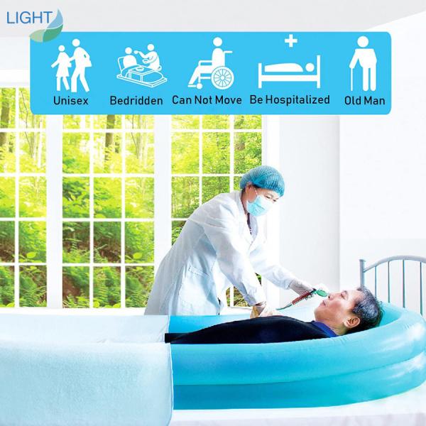 40cm Adult Inflatable Tub Shower System For Disabled Elderly Bedridden