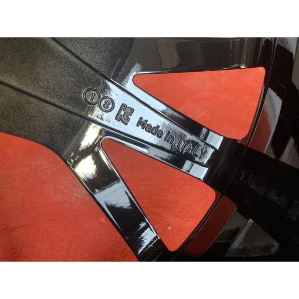 10J 22 Inch Black Alloy Wheels , ET26 5 Twin Spoke Alloy Wheels