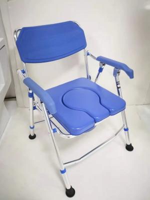 Folding Backrest Toilet Bathtub Shower Bench , Chrome Steel Bathtub Shower Bench