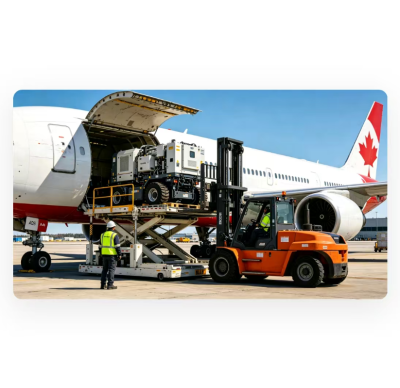Canada DDP Shipping Oversized / Heavy Cargo Air Freight With Local Truck Last Mile Courier Delivery