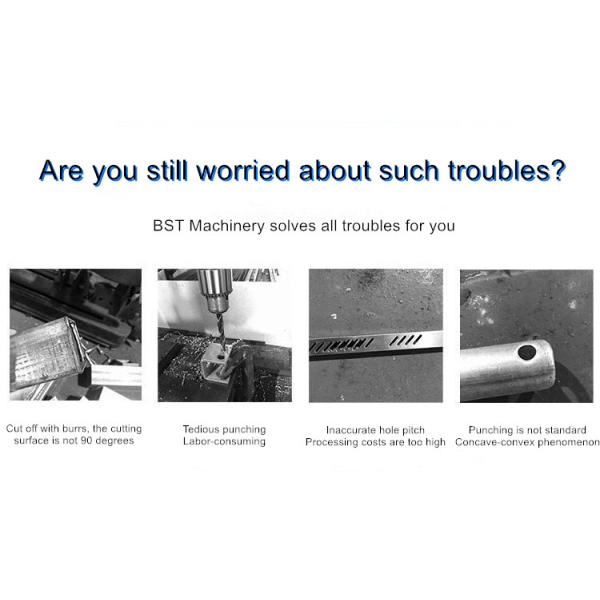 Rectangular Metal Pipe Punching Equipment Closed Loop Control System