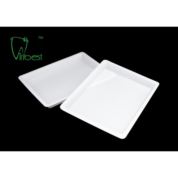 White 6g/Pc 20.6x15.5cm Plastic Dental Tool Tray