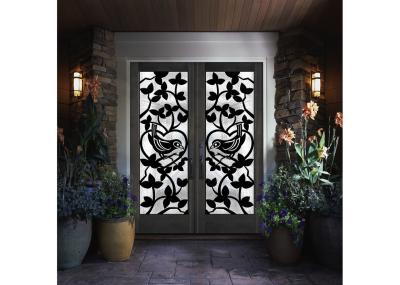Stylish Elegant Wrought Iron Glass Glass Agon Filled 22*64 inch Size Durable
