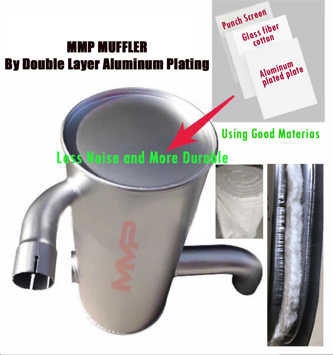 ZX120 ZX200 ZX200-3 EX300-2 EX300-3 Excavator Muffler for Construction Machinery Parts