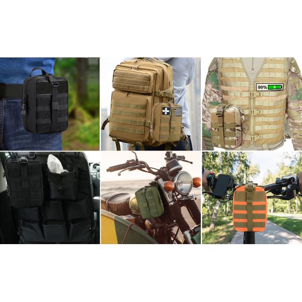 Tactical MOLLE Rip-Away EMT Medical First Aid IFAK Lifesaving Pouch,Outdoor Medical Package,Mountaineering/Climbing Resc