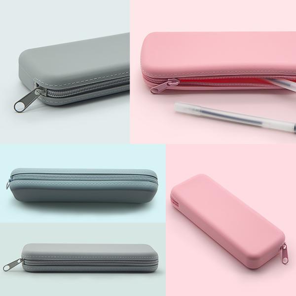 Logo Welcome Customization Student Silicone Storage Bag for Organizing Pens and Tools