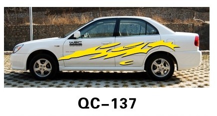 Custom PVC Water Proof Car full Body Sticker QC-137G