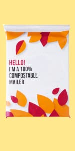 Bio Corn starch Eco Biodegradable & Compostable MAILING BAGS, COMPOSTABLE & BIODEGRADABLE CORNSTARCH ENVELOP/MAILER BAGS