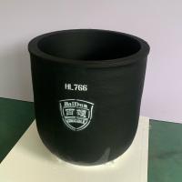 Tipo convencional de crisol redondo de carburo de silicio y grafito para fundir cobre