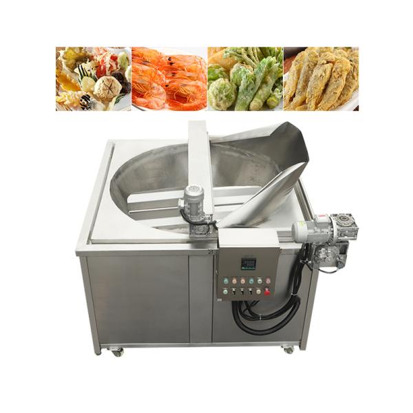 Verified Manufacture Kettle Indonesian Papad Potato Chips Appalam Papad Frying Soybean Making Machine