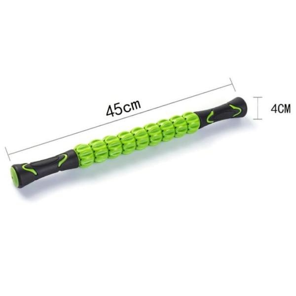 Gym Full Body Muscle Roller Stick , Handheld Sports Massager Unique Concave Gear Design