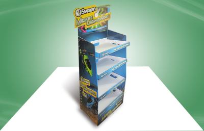 Unidades de exposição eretas livres do cartão reciclável portátil, suporte do cartaz do cartão